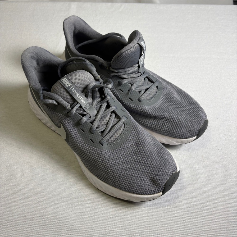 Nike, Revolution 5 Running Shoes, Grey, 9.5, Good, MSRP $65